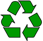 El símbolo del reciclaje es una banda de Möebius. Credit: blogsostenible.wordpress.com